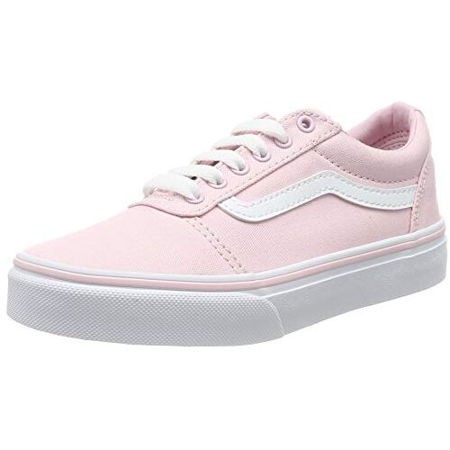 Vans Girl's Ward Canvas Sneaker, Roze Canvas Krijt Roze Vuz, 37 EU