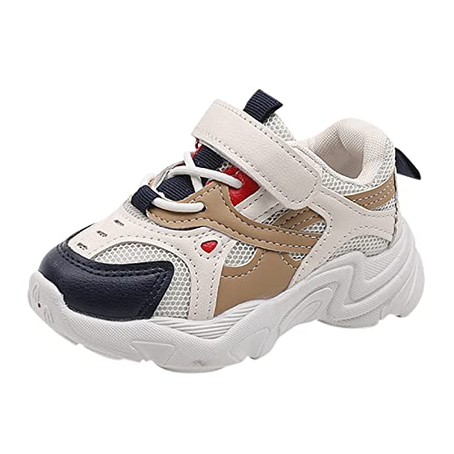 TDEOK Knipperschoenen gymschoenen mesh baby sport lopen casual peuter babyschoenen babyschoenen 12 maanden, beige, 22 EU