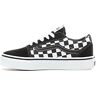 Vans Unisex Kids Ward Suede/Canvas sneakers, zwart Checker Black True White Pvj, 36 EU, Zwart (Checkered Black True White), 36 EU