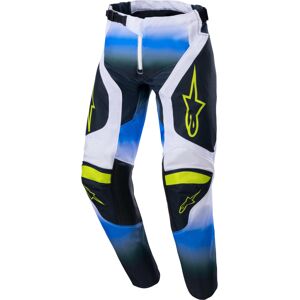 Alpinestars Racer Push Ungdom Motocross Bukser 26 Svart Hvit Blå