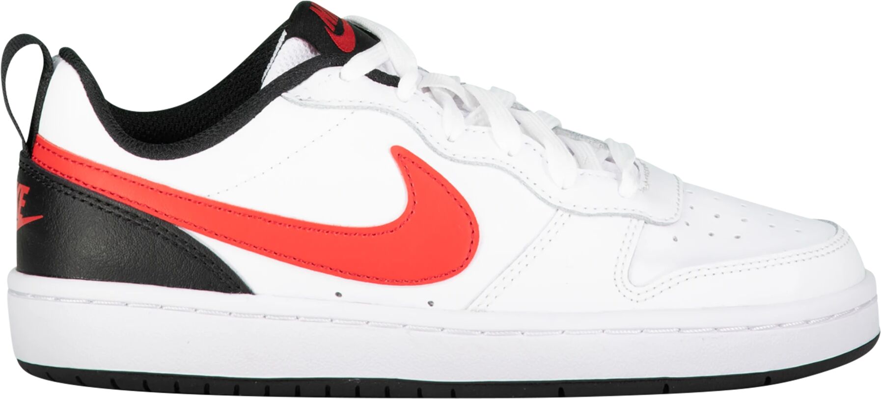 Nike Court Borough Low 2 Jr, sneaker junior 37.5 WHITE/UNIVERSITY RED