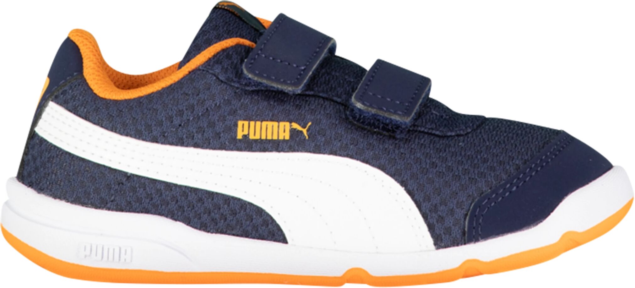 Puma Stepflex 2 Mesh, fritidssko barn  21 Peacoat-puma White-v