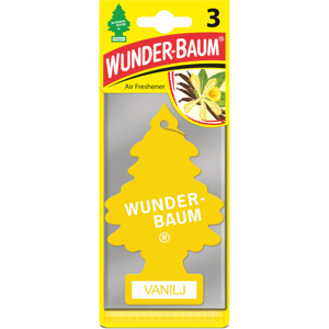 Wunder-Baum Luftfräschare Vanilla 3-Pack