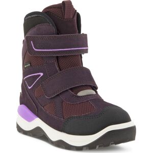 Ecco Kids'  Snow Mountain Mid Cut Boo Gore-Tex Black/Fig/Fig 24, Black/Fig/Fig