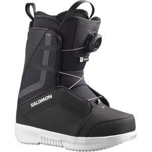 Salomon Juniors' Project Boa Black / Black / White 19.5, Black/Black/White