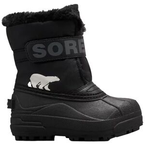 Sorel Childrens Snow Commander™ Boot Junior, 26, Black, Charcoal