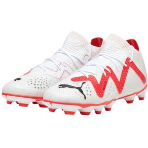 Future PRO FG/AG Junior, 29, PUMA White-PUMA Black-Fire Orchid