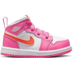 Nike Toddlers Jordan 1 Mid Pinksicle Saftey Orange (Td) - Size: UK 4.5K - EU 21 - - pink - Kids - Size: UK 4.5K - EU 21 - US 5C