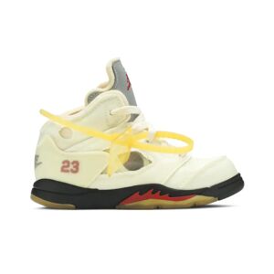 Nike Toddlers Jordan 5 Retro Off-White Sail (Td) - Size: UK 9.5K - EU 27 - - yellow - Kids - Size: UK 9.5K - EU 27 - US 10C