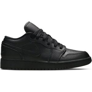 Nike Kids Jordan 1 Low Tumbled Leather Black (Gs) - Size: UK 4- EU 36.5 - Size: UK 4- EU 36.5- - black - Kids - Size: UK 4- EU 36.5- US 4.5Y*