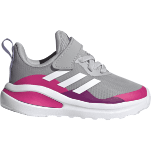 adidas Infant FortaRun Elastic Lace Top Strap Running Shoes Size: UK 5c, Colour: Grey