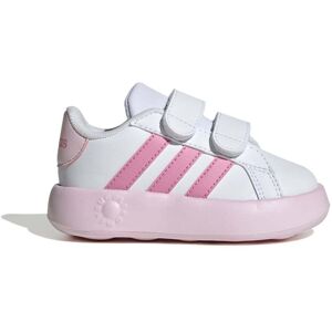 adidas Infant Girls Grand Court 2.0 Shoes Size: UK 4c, Colour: White