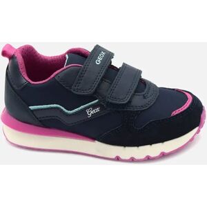 Geox Girl's J FASTICS GIRL J26HIA TRAINER - Navy - Size: 14 years/13 years/13