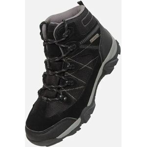 Girl's Mountain Warehouse Childrens/Kids Trail Suede Walking Boots - Black - Size: 1 uk