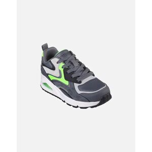Skechers Boy's Uno Gen1 Color Surge Boys Trainers - Charcoal Lime Synth - Size: 1.5 (older)/F (Standard)