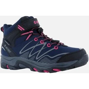 Hi-Tec Girls Blackout Mid Cut Walking Boots - Navy Magenta - Size: 5 uk