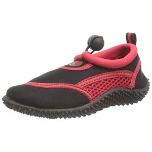 Urban Beach Wet Shoes Kids Infant Size Aqua Beach Surf Water Swim For Boys & Girls (Red & Black, Numeric_11)