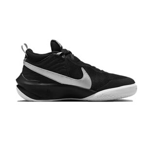 Nike Team Hustle D 10 Gs Great School Trainers Sneakers Fashion Shoes Cw6735 (Black/volt/white/metallic Silver 004) Size Uk4.5 (Eu37.5)