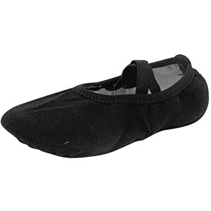 Generic Comfortable Running Shoes Women'S Children'S Shoes Dance Shoes Warm Dance Ballet Performance Indoor Shoes Yoga Dance Shoes Children Girls, Black, 10 Uk Child