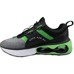 Nike AIR MAX 2021 (GS) Gymnastics Shoes, Black/Green Strike/Iron Grey/Chrome, 6 UK (39 EU)