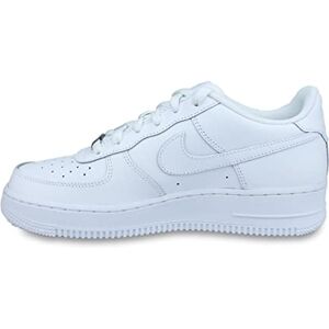 Nike Air Force 1 Le (Gs) Basketball Shoe, White/white, 4.5 Uk