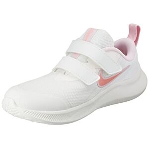 Boy's Nike Star Runner 3 Se (Tdv) Sneaker, Summit White Pink Gaze Pink Foam Black, 4.5 UK Child