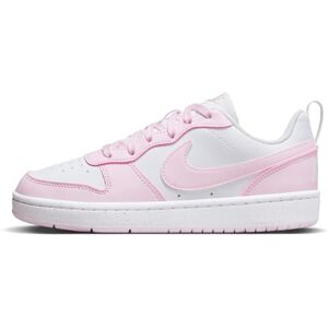 Nike Boys Court Borough Lo Recraft (Gs) Sneaker, White Pink Foam, 6 UK