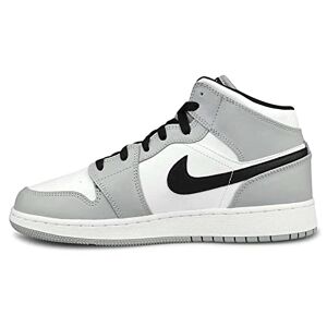 Nike Jordan Air Jordan 1 Mid Gs Youth - Light Smoke Grey Black White - 40 Eu