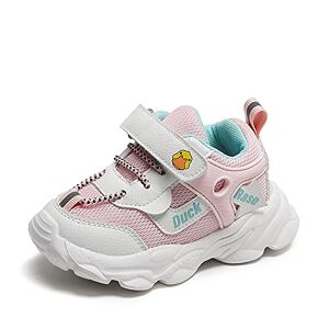 Generic Zapatos De Otoño Para Mujer 2024 Fall Girls Boys Kids Running Shoes Athletic Tennis Shoes Thick Sole Sneakers For Toddler Infant Children Sport Sneaker Mesh V3-Pink 28.5