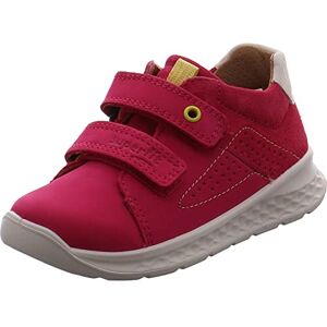 Superfit Boy's Girl's Breeze First Walking Shoes, Pink Yellow 5500, 3.5 UK Child