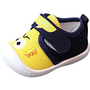 Generic Lisdwde Unisex Child Boys Girls Slip Lightweight Toddlers Walking Running School Shoes For Children Girl Slip On Shoes (Yellow, 4.5 Toddler)