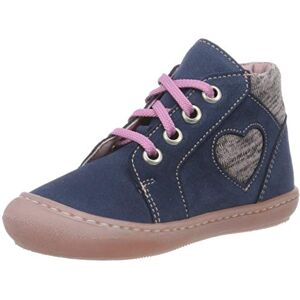 Däumling Baby Girls Steffi Low-Top Sneakers, Blue (Turino Jeans 42), 7.5 UK Child