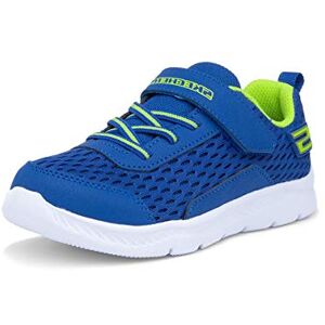 Skechers Boy's Comfy Flex 2.0 Trainers, Blue (Royal Mesh/Lime Trim Ryl), 4 Child UK (21 EU)