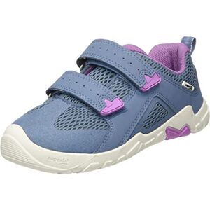 Superfit Girl's Trace Sneaker, Blue Purple 8010, 12 UK Child