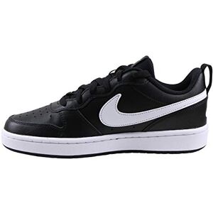 Nike Court Borough Low 2 (GS), Boy's Basketball Shoe, Black/White, 6 UK (39 EU)