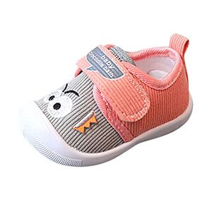 Generic Lisdwde Unisex Child Boys Girls Slip Lightweight Toddlers Walking Running School Shoes For Children Girl Slip On Shoes (Pink, 4.5 Toddler)