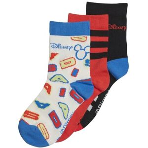 adidas Unisex Kids Mickey Mouse Crew Socks 3 Pairs, Black/Bright Royal/Chalk White, 6.5-8