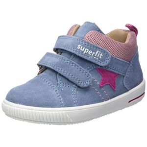 Superfit Boy's Girl's Moppy First Walking Shoes, Blue Pink 8040, 3.5 UK Child