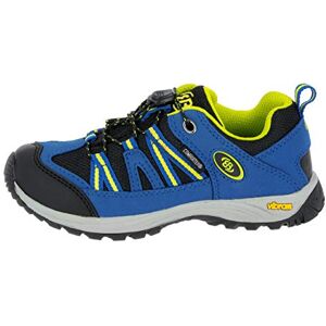 Brütting Ohio Low Rise Hiking Boots, Blue (Blue/Schwarz/Lemon Blue/Schwarz/Lemon), 13 UK Child