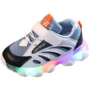 Xiatang 1-6years Children Kids Girls Boys Sneakers Led Light Luminous Shoes Sport Shoes Mesh Running Shoes (Blue #2yui, 5.5-6 Years)