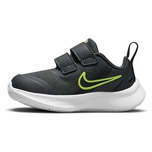 Unisex Kids Nike Star Runner 3 Sneaker, Dk Smoke Grey Black Black 01, 4.5 Uk Child