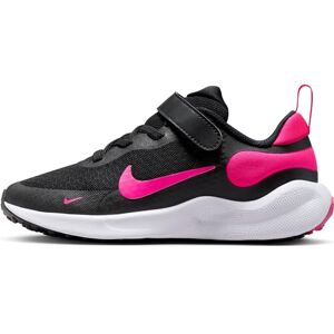 Nike Boy's Unisex Kids Revolutin 7 Sneaker, Black Hyper Pink White, 8.5 UK Child