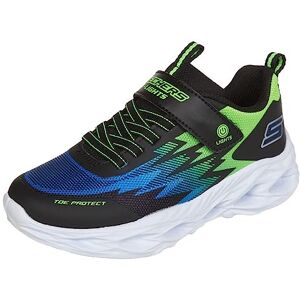 Skechers Vortex-Flash Zorent Boys Trainers 9.5 Black/Blue/Lime