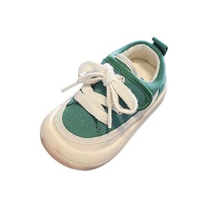 Hsd Toddler Boy And Girl'S Slip On Sneakers Toddler Sneakers Little Kid Big Kid Shoes Canvas Sneaker Toddler Shoes Big Kid Basketball Shoes (Green, 6 Infant)
