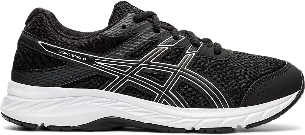 ASICS Contend 6 Gs Black / White Kids Size K13