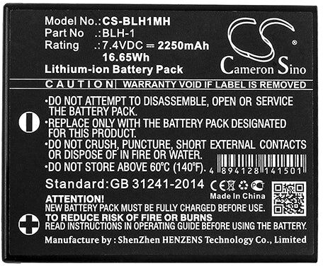 Cameron Sino Blh1Mh Battery Replacement For Olympus Camera