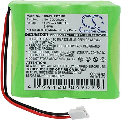 Cameron Sino Pht920Mb Battery Replacement For Philips Baby Phone