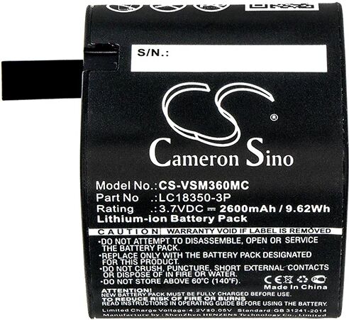 Cameron Sino Vsm360Mc Battery Replacement For Panoramic Camera