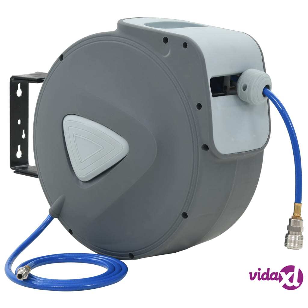 vidaXL Automatic Air Hose Reel 1/4" 30 m