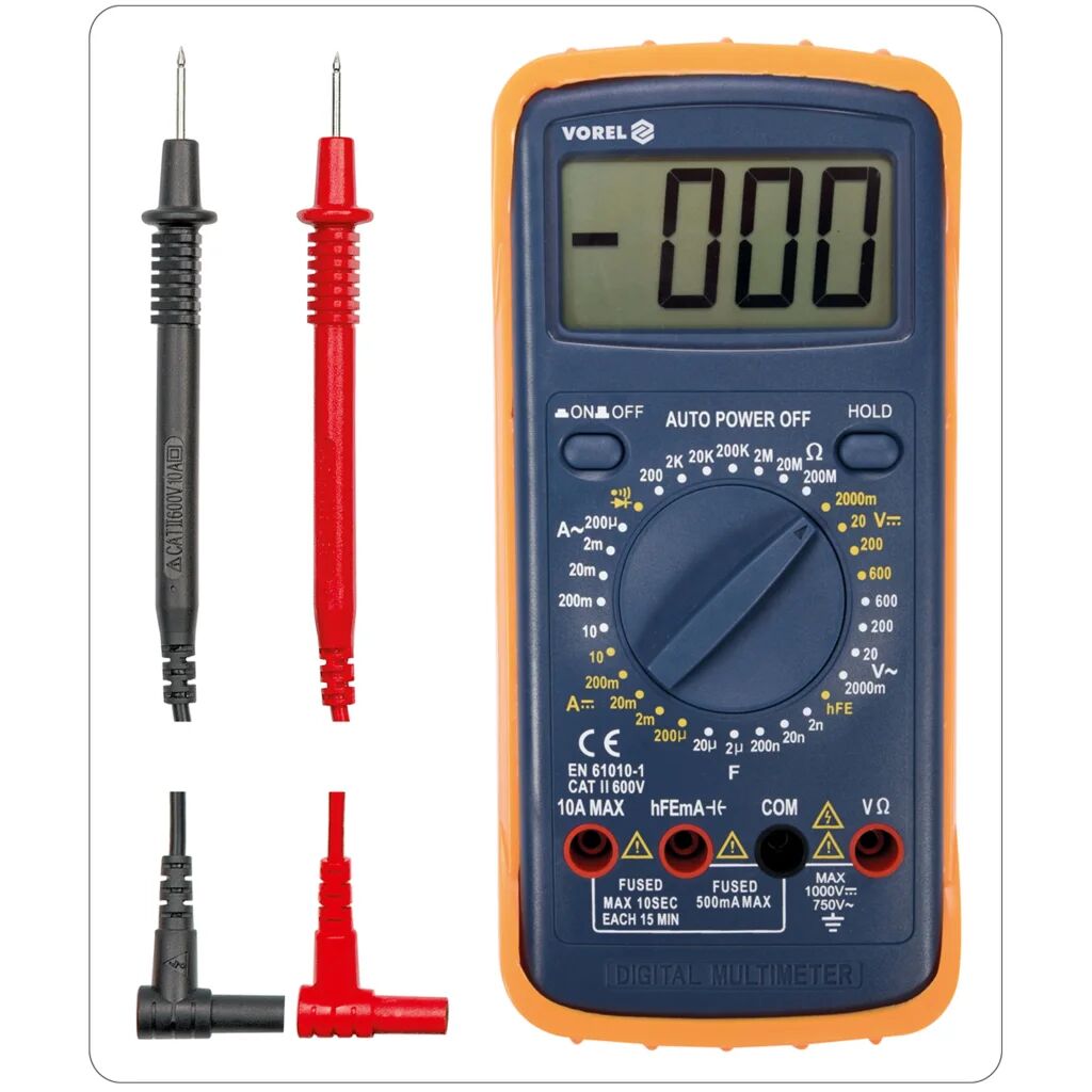 VOREL Multimètre numérique universel